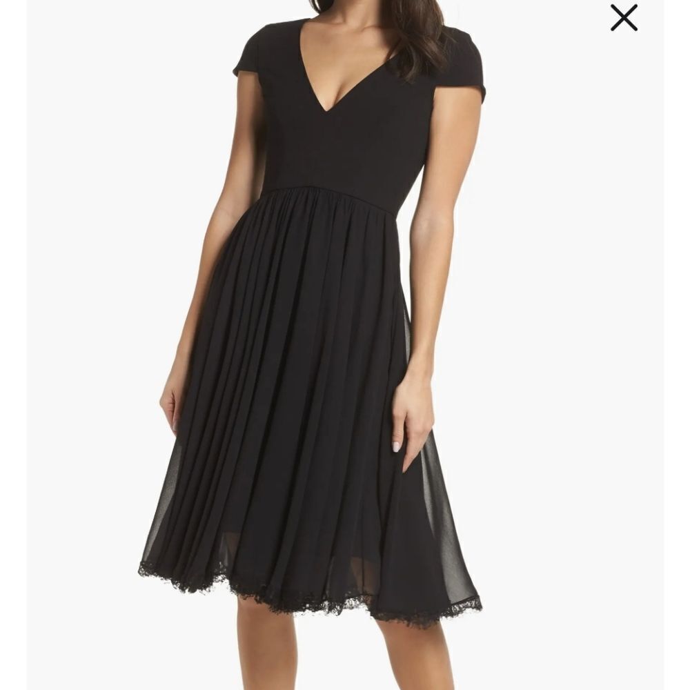 Dress the Population Corey Dress Size XS New Black